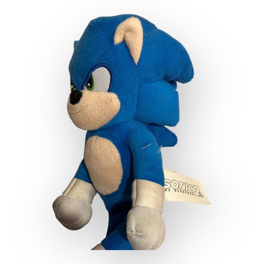Sonic the Hedgehog 2 Movie Sonic 2022 Height 9 Inches Tall Basic Soft Plush Toy - Picture 9 of 12